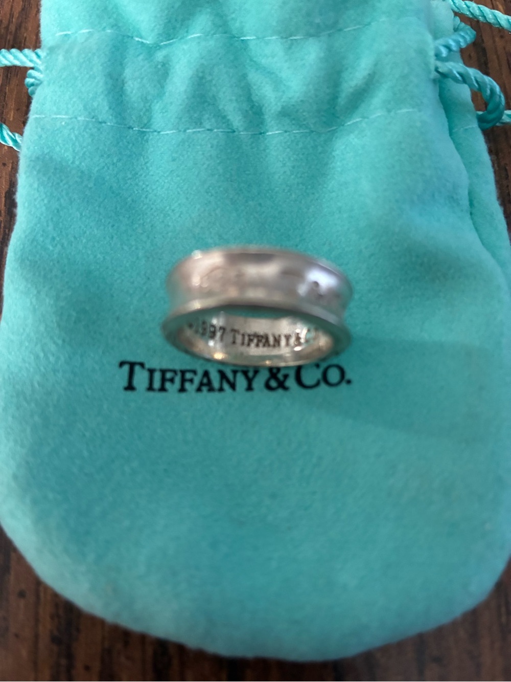 Tiffany & Co. 1837 Collection Sterling Silver Ring 8